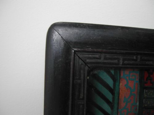 19TH CENTURY CHINESE REVERSE PAINTING ON GLASS - ADDITIONAL PHOTO 8