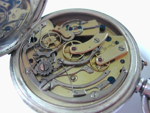 S SMITH SON SILVER POCKET WATCH CHRONOGRAPH FOR EARLY AUTOMOBILE SPEED TESTING CIRCA 1911 - ADDITIONAL PHOTO 9