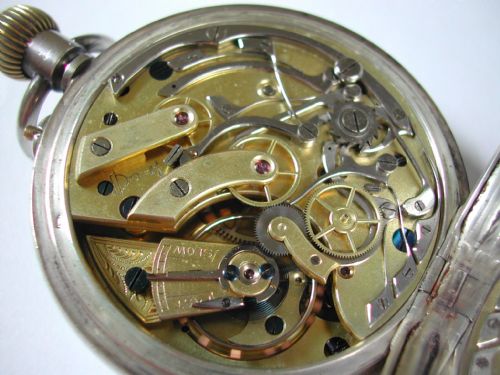 S SMITH SON SILVER POCKET WATCH CHRONOGRAPH FOR EARLY AUTOMOBILE SPEED TESTING CIRCA 1911 - ADDITIONAL PHOTO 10
