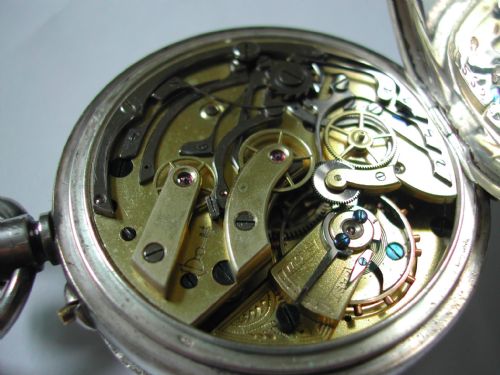 S SMITH SON SILVER POCKET WATCH CHRONOGRAPH FOR EARLY AUTOMOBILE SPEED TESTING CIRCA 1911 - ADDITIONAL PHOTO 11