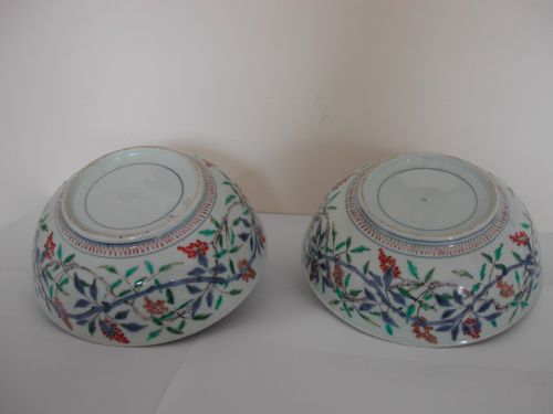 KAKIEMON ARITA ENAMEL PAIR OF BOWLS DATING TO THE LATE 17TH EARLY 18TH CENTURY - ADDITIONAL PHOTO 4