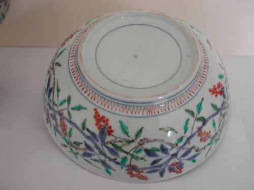 KAKIEMON ARITA ENAMEL PAIR OF BOWLS DATING TO THE LATE 17TH EARLY 18TH CENTURY - ADDITIONAL PHOTO 8