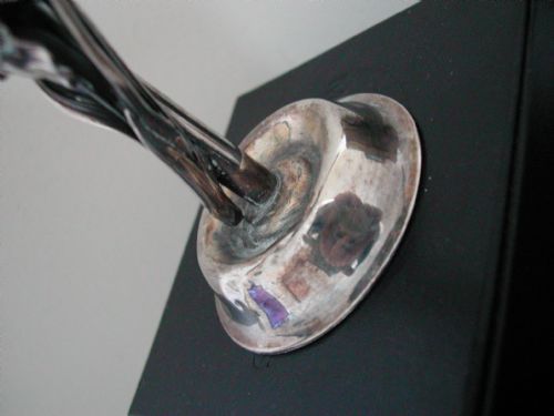 JAPANESE SILVER ORGANIC IRIS SPILL VASE DATING TO THE MEIJI PERIOD - ADDITIONAL PHOTO 3
