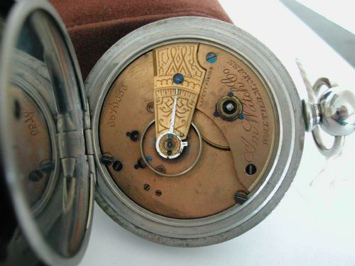 RARE GOVERNMENT RAILWAY MELBOURNE AUSTRALIA ISSUE RAILWAY POCKET WATCH BY WALTHAM CIRCA 1895 - ADDITIONAL PHOTO 7