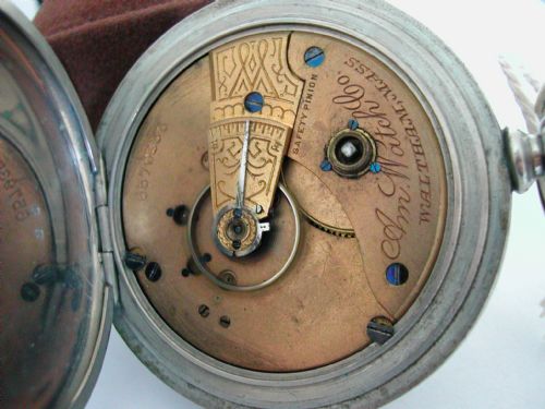 RARE GOVERNMENT RAILWAY MELBOURNE AUSTRALIA ISSUE RAILWAY POCKET WATCH BY WALTHAM CIRCA 1895 - ADDITIONAL PHOTO 8