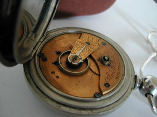 RARE GOVERNMENT RAILWAY MELBOURNE AUSTRALIA ISSUE RAILWAY POCKET WATCH BY WALTHAM CIRCA 1895 - ADDITIONAL PHOTO 10
