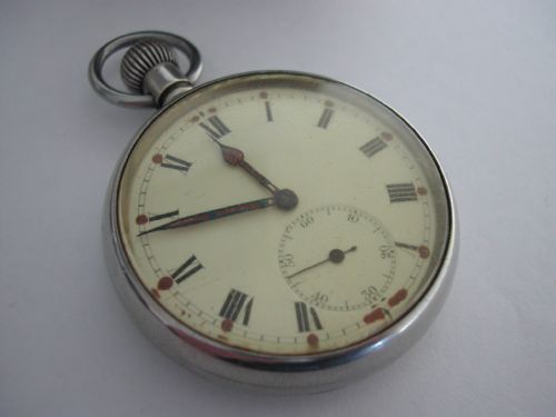 RARE ROYAL ARTILLERY ISSUE POCKET WATCH DATING TO BETWEEN WW1 WW2 - ADDITIONAL PHOTO 2