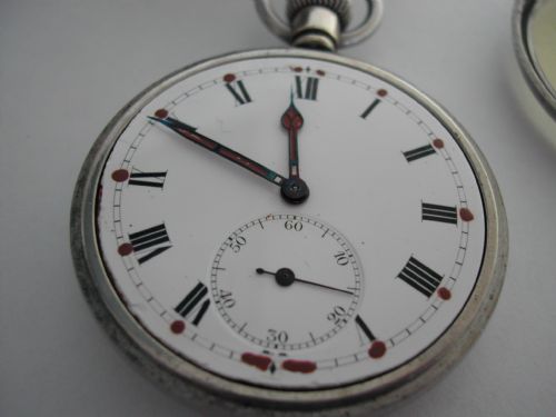 RARE ROYAL ARTILLERY ISSUE POCKET WATCH DATING TO BETWEEN WW1 WW2 - ADDITIONAL PHOTO 4