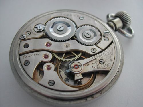 RARE ROYAL ARTILLERY ISSUE POCKET WATCH DATING TO BETWEEN WW1 WW2 - ADDITIONAL PHOTO 9