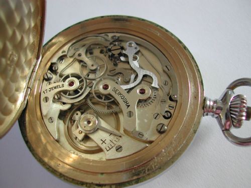 WW2 JAPANESE NAVAL ISSUED POCKET CHRONOGRAPH WATCH BY SEIKOSHA CIRCA 1942 - ADDITIONAL PHOTO 8