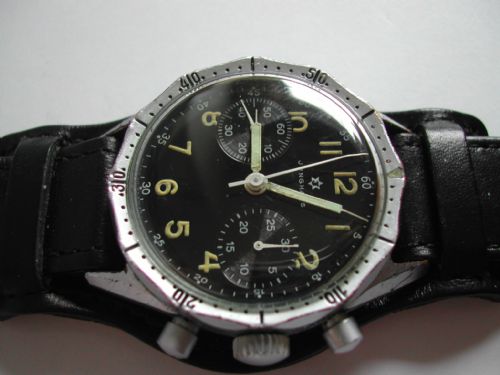 JUNGHANS J88 BUND MILITARY ISSUED GERMAN PILOTS CHRONOGRAPH CIRCA 1960 - ADDITIONAL PHOTO 3