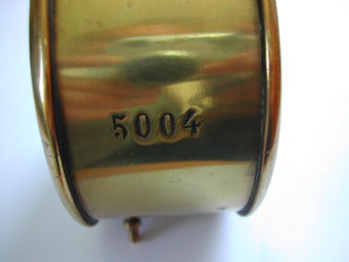 A GREAT WESTERN RAILWAY GWR ISSUE BRASS DRUM CLOCK NO 5004 BY KAY CO PARIS PRE 1922 - ADDITIONAL PHOTO 2