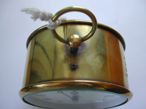 A GREAT WESTERN RAILWAY GWR ISSUE BRASS DRUM CLOCK NO 5004 BY KAY CO PARIS PRE 1922 - ADDITIONAL PHOTO 4