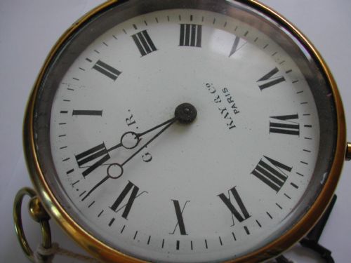 A GREAT WESTERN RAILWAY GWR ISSUE BRASS DRUM CLOCK NO 5004 BY KAY CO PARIS PRE 1922 - ADDITIONAL PHOTO 9