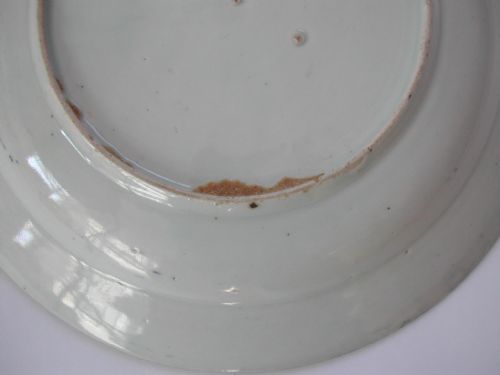 JAPANESE ARITA BLUE AND WHITE CICADA DISH CIRCA 1690 - ADDITIONAL PHOTO 3