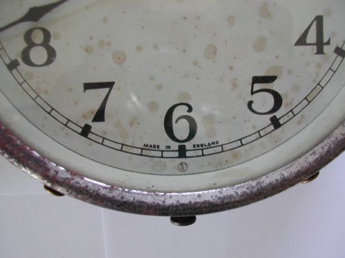 RARE WW2 SMITHS RAF ISSUED SMALL WALL 8 DAY WALL CLOCK DATED 1943 - ADDITIONAL PHOTO 3