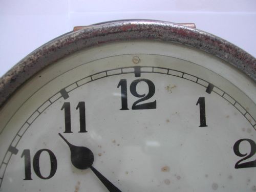 RARE WW2 SMITHS RAF ISSUED SMALL WALL 8 DAY WALL CLOCK DATED 1943 - ADDITIONAL PHOTO 5