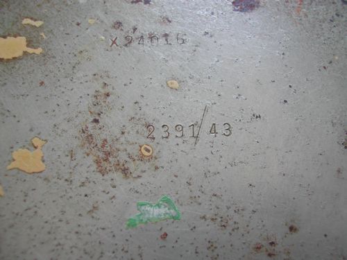 RARE WW2 SMITHS RAF ISSUED SMALL WALL 8 DAY WALL CLOCK DATED 1943 - ADDITIONAL PHOTO 11