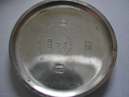 A RARE WW1 MILITARY PILOTS DESIGN CENTRE SECONDS SILVER CASED WATCH WITH LARGE CROWN 1916 - ADDITIONAL PHOTO 7