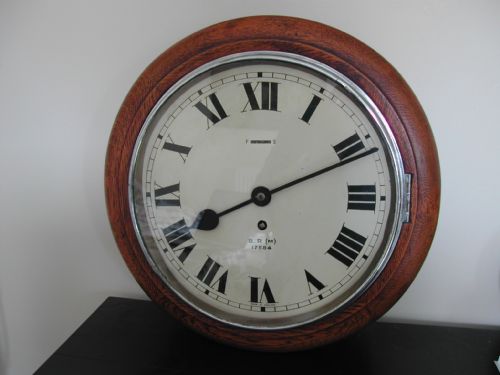 a good british rail midland wall clock by smiths no17584 post 1948 - CATEGORY: ANTIQUE CLOCKS - DATED 1950