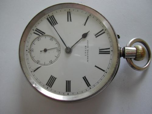 FOR SALE THIS EXTREMELY RARE AND FINE LONDON SOUTH WESTERN RAILWAY PRESENTATION POCKET WATCH BY JOHN WALKER DATED 1892 - ADDITIONAL PHOTO 1