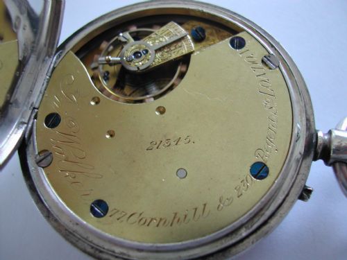 FOR SALE THIS EXTREMELY RARE AND FINE LONDON SOUTH WESTERN RAILWAY PRESENTATION POCKET WATCH BY JOHN WALKER DATED 1892 - ADDITIONAL PHOTO 8