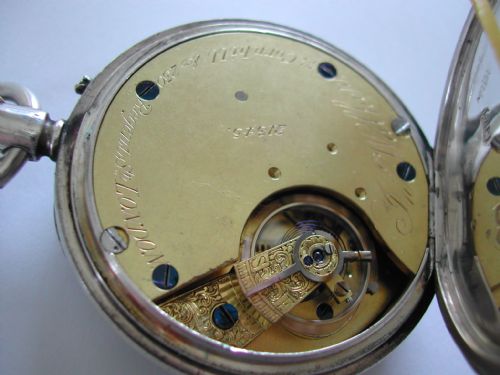 FOR SALE THIS EXTREMELY RARE AND FINE LONDON SOUTH WESTERN RAILWAY PRESENTATION POCKET WATCH BY JOHN WALKER DATED 1892 - ADDITIONAL PHOTO 10