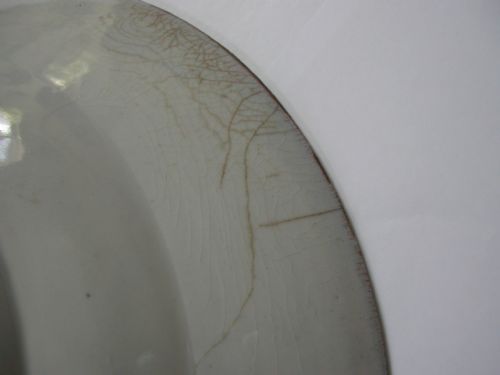 A VERY FINE ARITA KAKIEMON STYLE LARGE BLUE AND WHITE DISH DATING TO THE EARLY 18TH CENTURY - ADDITIONAL PHOTO 7