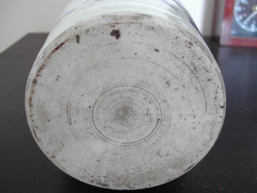 A FINE CHINESE TRANSITIONAL BLUE AND WHITE SLEEVE VASE CIRCA 1640 - ADDITIONAL PHOTO 13