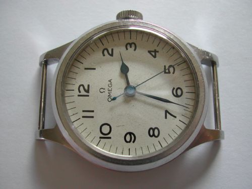 OMEGA RAF ISSUED WHITE DIALLED PILOTS WATCH DATED 1956 - ADDITIONAL PHOTO 2