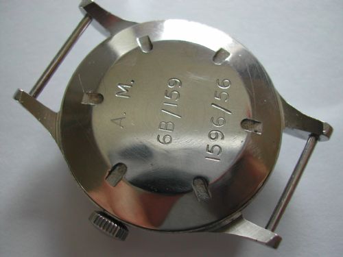 OMEGA RAF ISSUED WHITE DIALLED PILOTS WATCH DATED 1956 - ADDITIONAL PHOTO 3