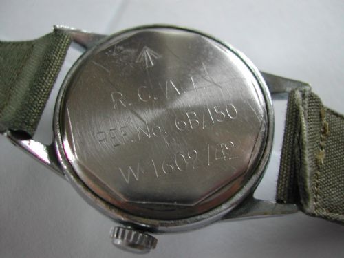 A RARE RCAF ROYAL CANADIAN AIR FORCE PILOTS WATCH NO W1602 DATED 1942 - ADDITIONAL PHOTO 6