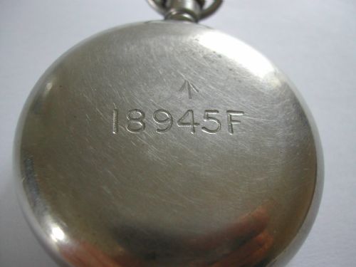 WW1 POCKET WATCH BY WILLIAMSON WITH BLACK DIAL NO 18945F CIRCA 1914 - ADDITIONAL PHOTO 6