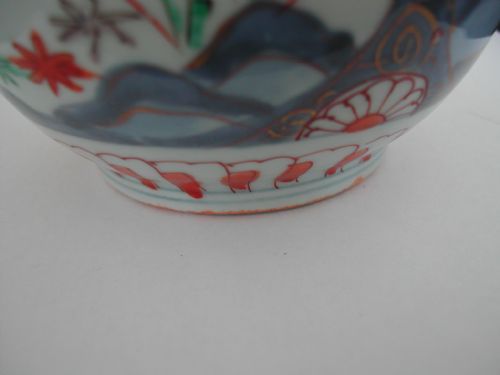 A RARE GOOD JAPANESE IMARI BOTTLE VASE CIRCA 1700 - ADDITIONAL PHOTO 9