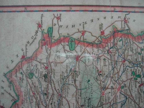 A LAURIE WHITTLE SMALL MAP OF THE COUNTY OF WILTSHIRE DATED 13TH OCT 1806 - ADDITIONAL PHOTO 3