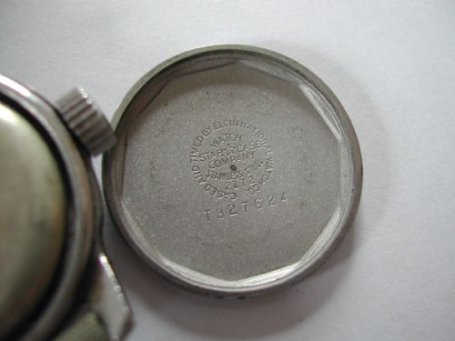 US AIR FORCE ELGIN TYPE A17A 18 JEWEL MILITARY ISSUED PILOTS WATCH CIRCA 1956 - ADDITIONAL PHOTO 7
