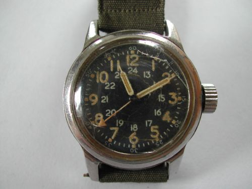 US AIR FORCE ELGIN TYPE A17A 18 JEWEL MILITARY ISSUED PILOTS WATCH CIRCA 1956 - ADDITIONAL PHOTO 12