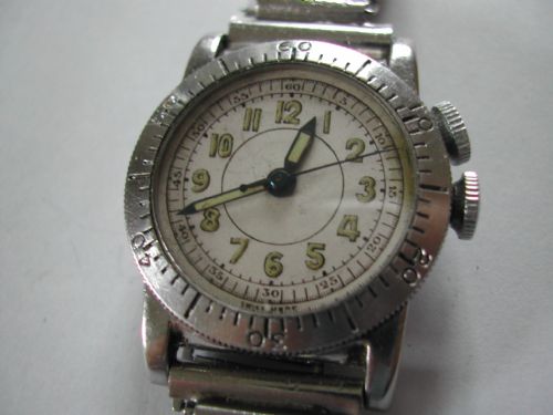 LONGINES MILITARY DESIGN WEEMS ON BONKLIP STRAP CIRCA 1940 - ADDITIONAL PHOTO 1