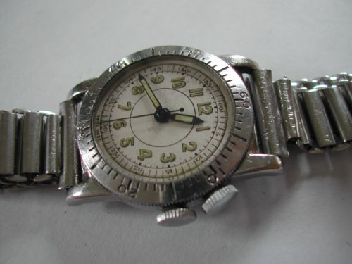 LONGINES MILITARY DESIGN WEEMS ON BONKLIP STRAP CIRCA 1940 - ADDITIONAL PHOTO 3