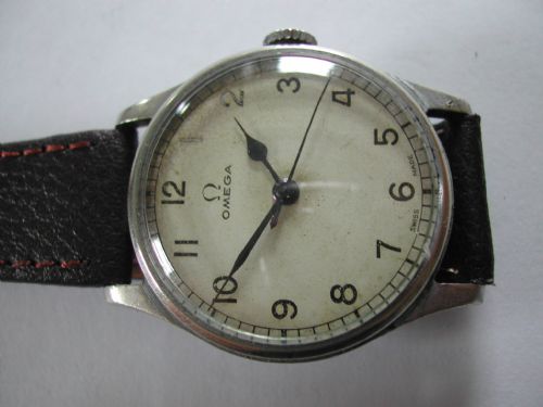 WW2BRITISH ROYAL NAVY FLEET AIR ARM OMEGA PILOTS WATCH HS8 NO 3652 CIRCA 1943 - ADDITIONAL PHOTO 1