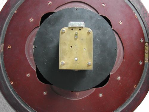 SMITHS ARMY ISSUE 14INCH DIAL WALL CLOCK IN AUSTERITY BAKELITE CASE DATED 1943 - ADDITIONAL PHOTO 10