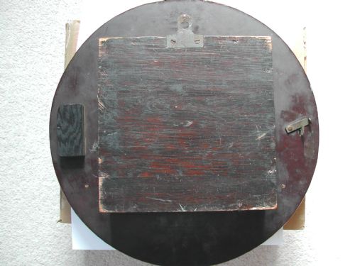 SMITHS ARMY ISSUE 14INCH DIAL WALL CLOCK IN AUSTERITY BAKELITE CASE DATED 1943 - ADDITIONAL PHOTO 11