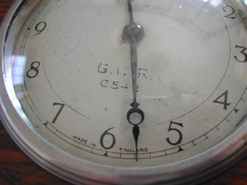 GREAT WESTERN RAILWAY 8DAY SIGNAL BOX TOOL CLOCK NO 0549 BY SMITHS DATING PRE1939 - ADDITIONAL PHOTO 5