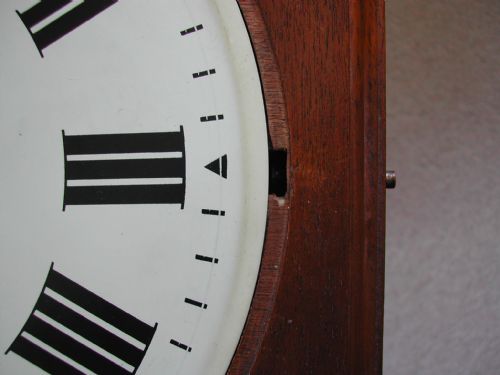 A MAGNIFICENT OCTAGONAL MAHOGANY CASED QUEEN ELIZABETH 11 ROYAL CYPHER POST OFFICE CLOCK NO EFW 531 AND 25513 DATED 1953 BY F W ELLIOTT - ADDITIONAL PHOTO 4