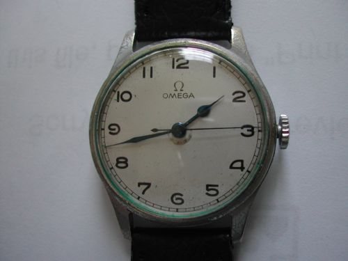 a good omega british royal navy issue hs8 pilots watch no 4511 circa 1943 - CATEGORY: ANTIQUE WATCHES - DATED 1940
