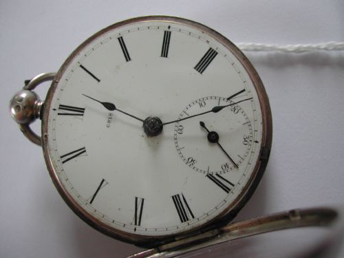 RARE DENT OF LONDON SILVER POCKET WATCH NO 6818 CIRCA 1842 - ADDITIONAL PHOTO 5