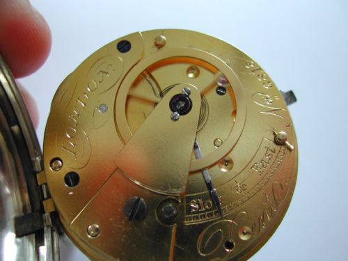 RARE DENT OF LONDON SILVER POCKET WATCH NO 6818 CIRCA 1842 - ADDITIONAL PHOTO 10