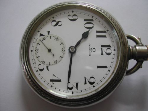 A RARE GNR I GREAT NORTHERN RAILWAY IRELAND POCKET WATCH ISSUE NO 66 BY OMEGA DATING PRE 1922 - ADDITIONAL PHOTO 1