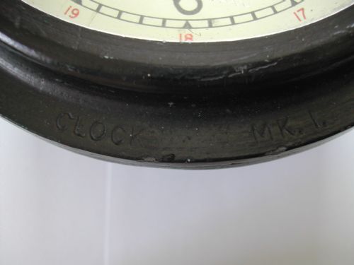 T F MERCER RAF MARK1 WW2 AIRCRAFT CLOCK FOR USE ON FLYING BOATS REF NO 6A433 ISSUE NO 15640 - ADDITIONAL PHOTO 5