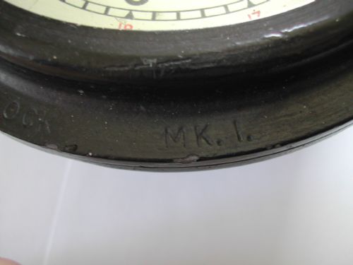 T F MERCER RAF MARK1 WW2 AIRCRAFT CLOCK FOR USE ON FLYING BOATS REF NO 6A433 ISSUE NO 15640 - ADDITIONAL PHOTO 6